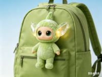 Porte-clés en peluche super doux AI, compagnon interactif parlant et émotionnel, lecteur de musique, apprentissage des langues Q&A, jouet éducatif anti-stress