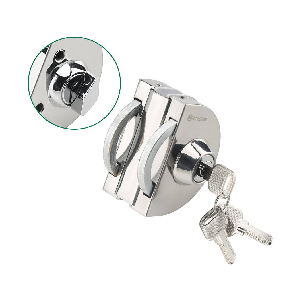 Wholesale Modern Office Sliding Glass Door Lock System - Jianlai JL-403 | Stainless Steel Brass Cent