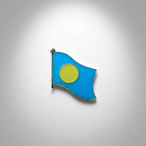 GREPAS GIFTS Pin de Solapa de 1 Pulgada con Bandera de <span class=keywords><strong>Palau</strong></span>, Pin Patriótico Mundial para Sombrero y Solapa - Product Image 2