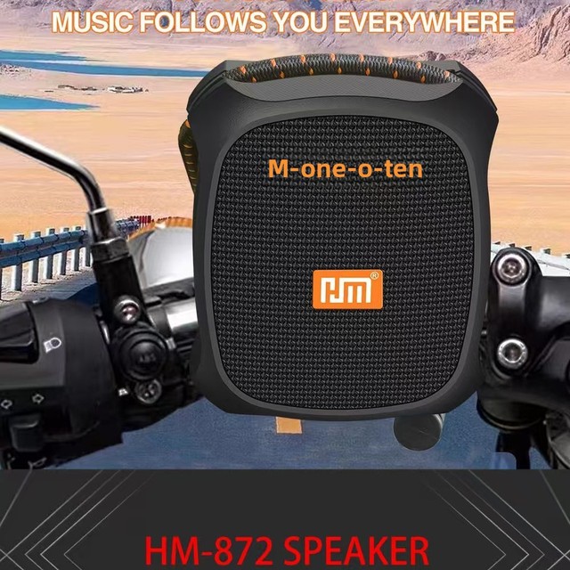 HM872 Portable Outdoor BT Speaker With Lanyard, Mini Subwoofer for Hiking, Cycling, Support TF Card Stereo Bass Audio Box