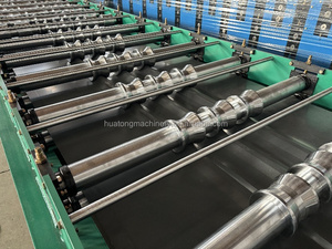 Nhà máy tùy chỉnh tự động cán màu thép lợp ngói tạo thành máy với PLC điều khiển và 4Kw động cơ - Product Image 2