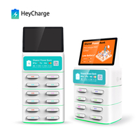 Estación de alquiler de Banco de energía de software personalizado de Venta caliente 8-48 ranuras con pantalla LCD y soporte servicio de alquiler de Banco de energía compartido