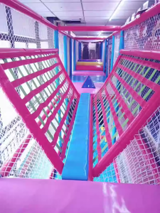 Aire de jeux intérieure pour enfants Naughty Castle Accessoires Filet d'escalade Sangle Net <span class=keywords><strong>Bridge</strong></span> Iron Rope <span class=keywords><strong>Bridge</strong></span> Climbing Hole Equipment - Product Image 3