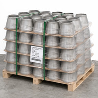Reductor Concéntrico de Titanio Grado 2 para Tuberías de Hidrógeno (H2) de Energía Limpia, Soldadura a Tope, Sin Corrosión, ASME B16.9 ASTM B363