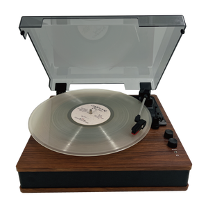 Tourne-disque tout-en-un avec lecture et enregistrement BT, FM, USB, SD - Product Image 1