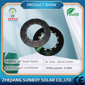 Pannelli Solari Fotovoltaici SUNBOY SOLAR Cinesi a Prezzo Competitivo, Modulo PV 0.3W Completamente Nero Monocristallino, Efficienza 20-22%, 6V - Product Image 3