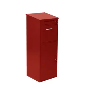 Großhandel Custom Metal Powder Coating Große stehende moderne Smart Delivery Aufbewahrung paket Paket Brief Empfangs box Mailbox