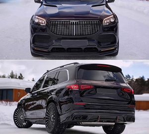 Kit carrosserie de haute qualité pour Mercedes-Benz GLS600 <span class=keywords><strong>Maybach</strong></span> 20-22, style LD, pièces automobiles, lèvre avant, diffuseur arrière, fibre de carbone - Product Image 6