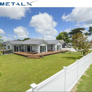 بيع بالجملة 6X8 <span class=keywords><strong>3</strong></span> قضبان المبارزة الحصان الفينيل بسهولة تجميعها رخيصة PVC الخصوصية حديقة لوحة مع آخر - Product Image 2