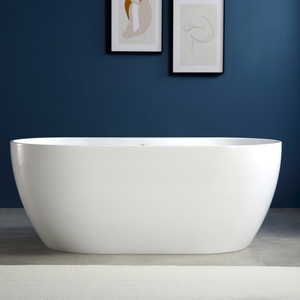 Bañera acrílica independiente estilo cacahuete, resistente al amarilleo, todo en uno, para spa y hidromasaje. - Product Image 2