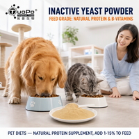 Poudre de levure inactive à haute teneur en protéines brutes digestibles (35%-50%) – Attractant alimentaire naturel pour porcs, volailles, animaux aquatiques et animaux de compagnie