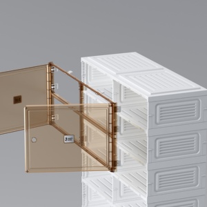 Antbox Contenitore Portabiberon Personalizzabile con Logo, Pouf Contenitore Pieghevole per Cameretta - Product Image 4