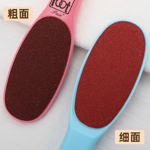 Foot File Callus Remover Heel Scraper Pedicure Tool Pink Blue Khaki Color Stainless Steel Material 68g - Product Image 4