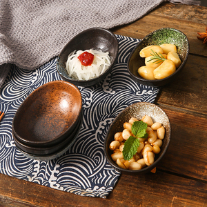Assiette à sauce à salade en céramique japonaise Petit plat à tremper Vaisselle Bols <span class=keywords><strong>Wasabi</strong></span> à <span class=keywords><strong>sushi</strong></span> glacés - Product Image 1