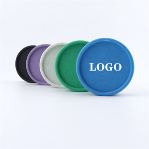 Wholesale Custom Herb Grinder Smoker Smoking Accessories Laser Engraving Logo Pattern Colorful 2 Parts Degradable Grinders - Product Image 1