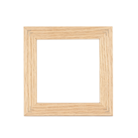 Bingkai Pajangan Kayu Oak/Beech Solid Kustom untuk Model Kota 3D Bingkai Seni Dinding Dekoratif Produsen Bingkai Kayu Grosir OEM
