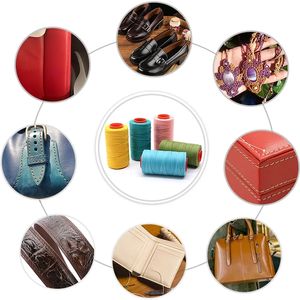 Hongqiao بالجملة عالية القوة 420d/3 خيوط بوليستر مشمع للأحذية الحياكة اليدوية منخفضة الانكماش - Product Image 5