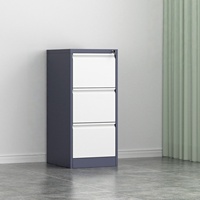 Armoire de classement réglable à 4 tiroirs, casier de rangement moderne en acier pour documents A4, école, hôpital, atelier