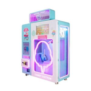 Distributeur automatique de crème glacée avec accepteur de pièces/billets, éclairage LED, construction en ABS et métal, usage commercial, garantie 1 an, en anglais - Product Image 3