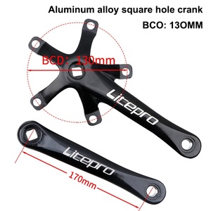 <span class=keywords><strong>Pédalier</strong></span> de <span class=keywords><strong>vélo</strong></span> super léger 130 BCD 50T 52T 54T 56T 58T - Product Image 3