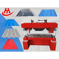Machine de profilage trapézoïdal de précision pour panneaux de toiture en acier coloré, roulements et moteur de haute qualité, garantie 1 an