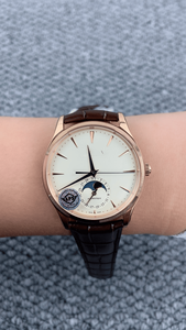 Men's Elegant Mechanical Timepiece with <b>Automatic</b> Movement Moon Phase Display Leather Strap Metal Case for Everyday Wear - Product Image 6