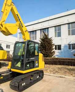 Excavadora de cadenas PC70 de 7 toneladas con cucharón de excavación de 0.37m³ de capacidad, motor pequeño, bomba y caja de cambios en venta - Product Image 5