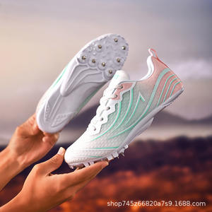 Chaussures <span class=keywords><strong>de</strong></span> <span class=keywords><strong>Sprint</strong></span> Unisexe 2025 pour l'Athlétisme et les Sports <span class=keywords><strong>de</strong></span> Plein Air, avec Tige en Maille à <span class=keywords><strong>Pointes</strong></span>, Semelle Intermédiaire en EVA, Durables, Spéciales Course Longue Distance et Saut - Product Image 6