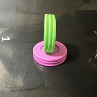 Bouchons à vis en plastique 70 mm pour bocaux Mason, bouteilles de caviar/miel, pots d'avoine – Conception scellée, impression de logo disponible, directement de l'usine