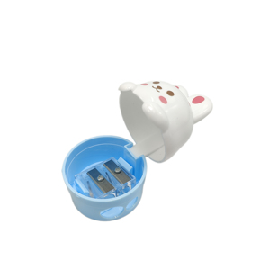 <span class=keywords><strong>Taille</strong></span>-crayons en plastique personnalisés à 2 trous en forme de <span class=keywords><strong>lapin</strong></span> Kawaii pour enfants, vente en gros - Product Image 5