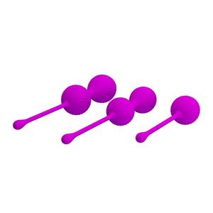 <span class=keywords><strong>Pretty</strong></span> <span class=keywords><strong>Love</strong></span> - Juego de Tres Bolas de <span class=keywords><strong>Kegel</strong></span> de Silicona en Caja de Regalo, para Ejercicios de <span class=keywords><strong>Kegel</strong></span>, Recuperación Vaginal, Juguete Sexual para Mujeres - Product Image 2