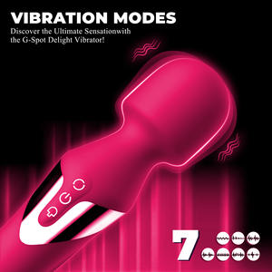 Doppelkopf vibrierender AV-Zauberstab für Frauen Masturbation massage Klitoris G-Punkt Stimulus Sexspielzeug - Product Image 2