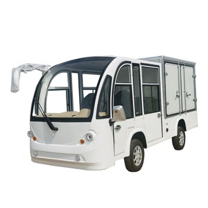 รถเที่ยวชมสถานที่ไฟฟ้า รุ่น FD006A-2G แบบ 4 ล้อ ปิดมิดชิด สำหรับสถานที่ชมวิว สถานที่ท่องเที่ยว สนามกอล์ฟ และบริการรับส่งชมที่ดิน - Product Image 1