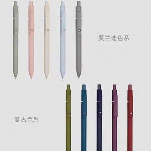 Paquete de 5 Bolígrafos de Tinta Negra Japonesa de Alta Gama, Punta Fina de 0.5 mm, Diseño Geométrico Deformado, Multicolor, Plástico, Excelente Idea de Regalo - Product Image 4