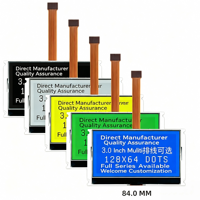 Module d'écran TFT LED rétroéclairé noir 3,5 pouces 12864-7 3,3 V avec interface SPI matrice de points 8 broches pour affichage COG à puce S