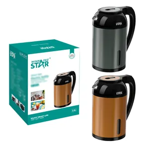 WINNING STAR 3L 1500W Stainless Steel Electric Kettle ST-6015 Electric Tea Water Boiler Travelling Water Kettle