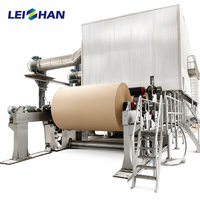 Planta de Máquinas de Papel Leizhan, Llave en Mano, Máquina para Fabricar Papel Corrugado de 30T 50T