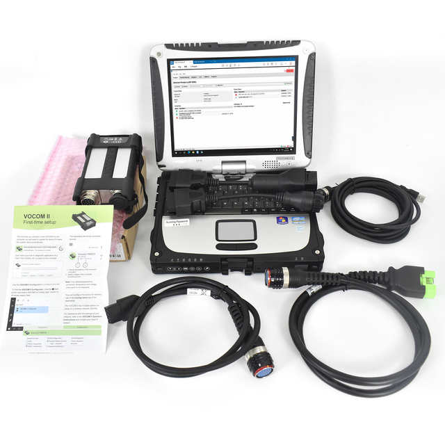 diesel Diagnostic Laptop CF19 Installed Premium Tech Tool for vocom VOCOM II 88894000 Genuine Vocom Ii Truck Diagnostic Tool