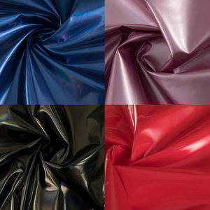 Tessuto NIKO in Stock, Lucido e Brillante, Rivestimento in PU Arcobaleno, Tessuto in Poliestere Impermeabile e Antipiuma per Borse e Giacche - Product Image 2