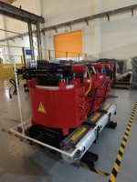 Transformateur de distribution sec sans entretien, triphasé, 50/60Hz, entrée 6-37kV, sortie 0.315-1.14kV, encapsulé à l'époxy, faible tension