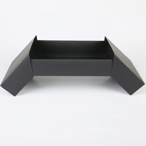 カスタム可能 生分解性 黒クラフト紙 使い捨てボックス 食品用 折りたたみ式 ピクニック キャンプ ランチ弁当箱 春 寿司パッケージ - Product Image 4