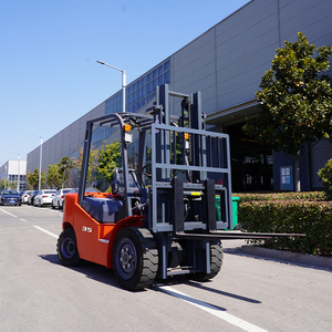 סין <span class=keywords><strong>3.5</strong></span> טון מלגזה מלגזה עם שטח נסיעה מרובעים כל התכונות מחיר המכירות הטוב ביותר על רכיב ליבת המנוע - Product Image 2