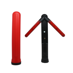 Bâton <span class=keywords><strong>de</strong></span> signalisation LED rechargeable avec flèches directionnelles, modes clignotants, base magnétique, pour travaux routiers et urgences - Product Image 6