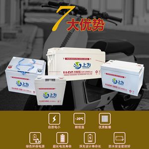 แบตเตอรี่ Shangwei 12V แบบ Deep Cycle Sealed AGM รุ่น 6-EVF-75/80/150 สำหรับยานยนต์ไฟฟ้า - Product Image 5