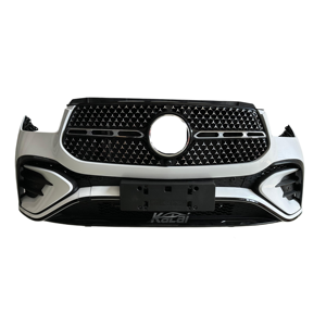 Parachoques Delantero Compatible con Mercedes Benz <span class=keywords><strong>GLE</strong></span> <span class=keywords><strong>300d</strong></span>/350/400e/450/580 W167, Incluye Rejilla, Radiador, Ventilador y Componentes del Parachoques - Product Image 4