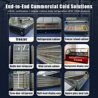 Refrigerador Comercial de Alta Calidad de 3 Puertas, Enfriador de Bebidas de Temperatura Única con Enfriamiento por Aire, Control Digital Ajustable