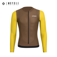 Camiseta de Ciclismo Reflectante con Estampado Mcycle, Protección UV, Secado Rápido, Transpirable, Manga Larga, Unisex, Ropa Deportiva