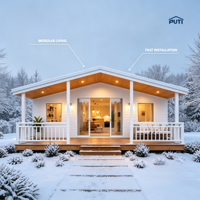 Maison Modulaire Intégrée Préfabriquée Moderne pour Dortoirs, Logement du Personnel des Camps de Travailleurs et Logement de Chantier