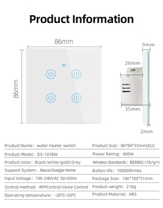 XZJ <span class=keywords><strong>Set</strong></span> di prezzi di fabbrica assistente vocale interruttore Wireless facile installazione per rivenditori globali/importatori elettrodomestici intelligenti - Product Image 6