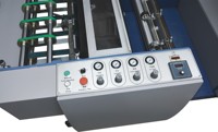 Machine de laminage semi-automatique WESTONIX pour film plastique BOPP avec coupeur, grande pression, pour carton imprimé